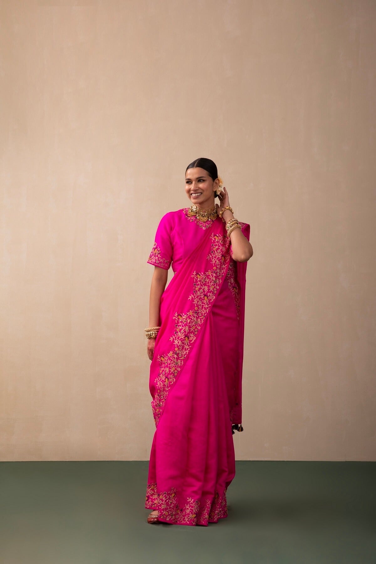Bird Saree