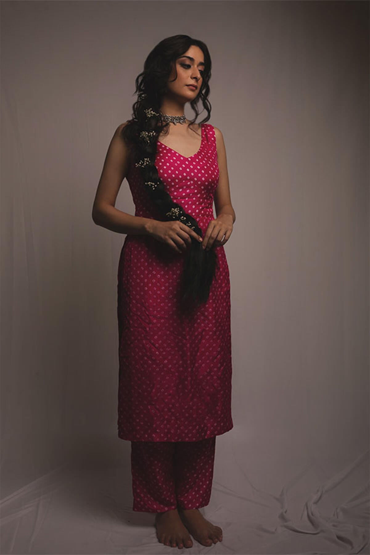 Slay With Pink Kurta Set