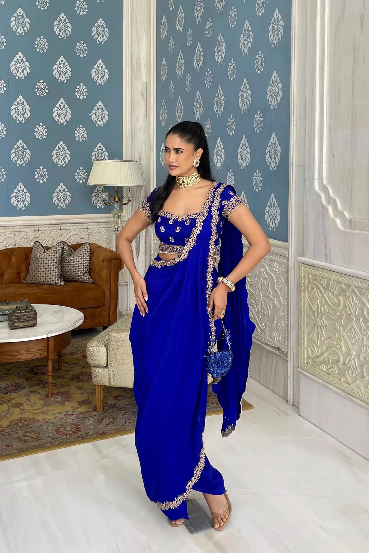 Touch me not saree