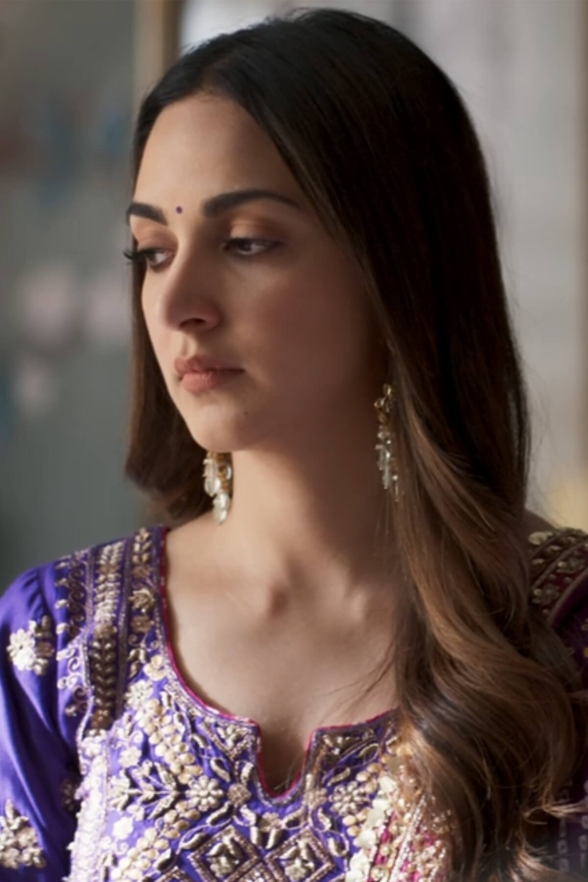 Straight Kurta Set With Bandhani Dupatta