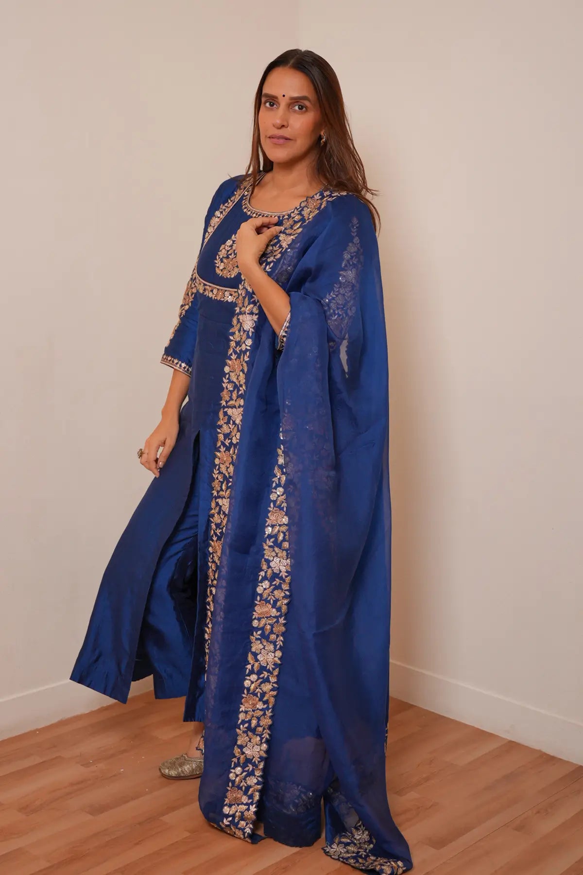Floral mughal anarkali