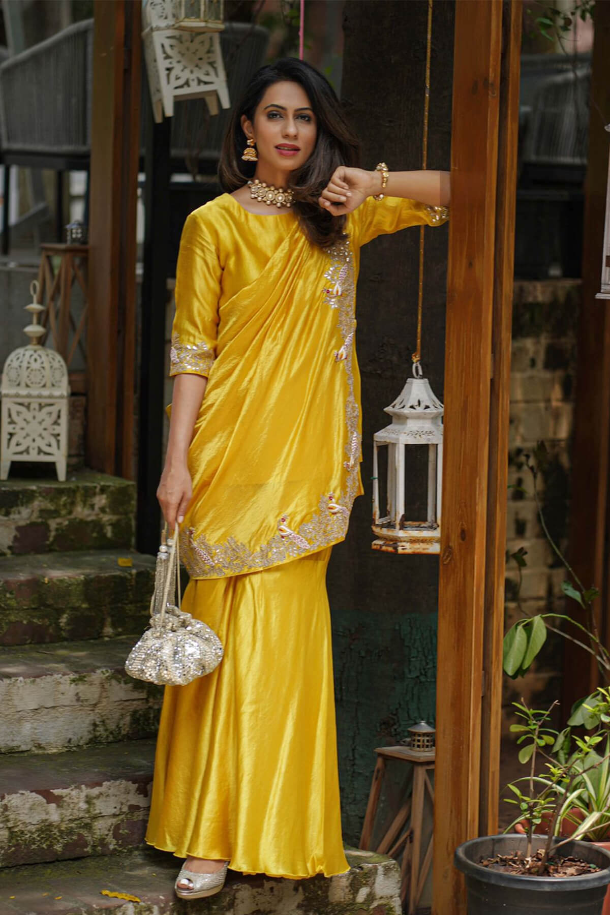Fusion sharara set
